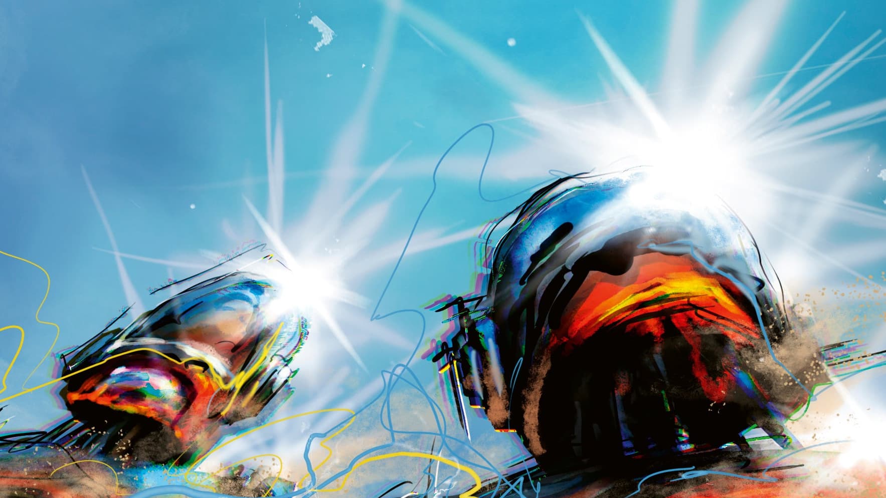 Daft Punk стали героями Métal Hurlant. Одну історію там читають, розгортаючи гармошку